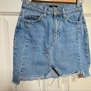BDG DENIM JEANS RAW HEM MINI SKIRT SIZE‎ XS